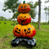 Kép 6/8 - MOSOLYGÓ TÖKÖK, álló Halloween dekoráció, 110cm
