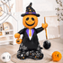 Kép 2/7 -  Halloween varrott szájú tök álló dekoráció méret 116cm