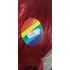 Kép 5/5 - TŰZVÖRÖS Hosszú hullámos frufru nélküli paróka Anime Cosplay, L-104, X jelű