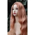 Kép 2/6 - VÖRÖSES SZŐKE Hosszú hullámos frufru nélküli paróka Anime Cosplay JMK7-10344, X jelű