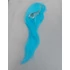Kép 9/10 - TÜRKÍZKÉK Anime Colsplay extra hosszú egyenes frufru nélküli paróka 70cm, MINT BLUE, YBB01