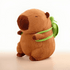 Kép 2/6 - Capybara plüssfigura gyerekeknek, hátizsákkal, 20cm