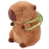 Kép 1/6 - Capybara plüssfigura gyerekeknek, hátizsákkal, 20cm