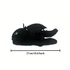 Kép 3/9 - FEKETE Éjfúria plüss figura csuklóra 23cm