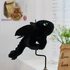 Kép 5/9 - FEKETE Éjfúria plüss figura csuklóra 23cm
