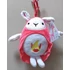 Kép 2/3 - Hoppity plüssfigura gyerekeknek 18cm, piros-fehér