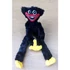 Kép 1/3 - Huggy Wuggy Poppy Playtime plüss figura 40cm FEKETE