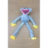 Kép 2/4 - Huggy Wuggy Poppy Playtime plüss figura 40cm SZÜRKE