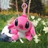 Kép 5/6 - STITCH plüss figura Kulcstartó, 12cm, RÓZSASZÍN