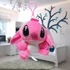 Kép 6/6 - STITCH plüss figura Kulcstartó, 12cm, RÓZSASZÍN