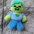 Kép 3/5 - Minecraft Zombie plüssfigura gyerekeknek 13cm