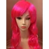 Kép 2/4 - NEON PINK Extra Hosszú Hullámos Buli Paróka 80 cm