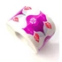 Kép 2/2 - FUCHSIA PINK Egyszer használatos, papír építő sablon 500db/tekercs.