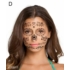 Kép 1/6 - Mexikói csontváz arc tetoválás testmatrica arcmatrica VIDEÓVAL