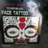 Kép 2/9 - Mexikói csontváz szem arc tetoválás testmatrica arcmatrica VIDEÓVAL