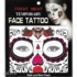 Kép 1/9 - Mexikói csontváz szem arc tetoválás testmatrica arcmatrica VIDEÓVAL