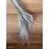 Kép 6/11 - EZÜST SZÜRKE, Silver HOSSZÚ Egyenes Krokodilcsatos Póthaj Copf Lófarok 55cm