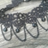 Kép 3/6 - FEKETE csipke góth stílusú széles nyakpánt nyaklánc divatékszer