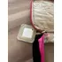 Kép 2/11 - FEKETE bársonyos strasszos szívecskés belül rendezős Kozmetikai táska neszesszer