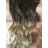 Kép 2/5 - 8/24-ES BARNA-SZŐKE 5csatos,Ombrés,Extra hosszú 60 cm
