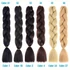 Kép 5/5 - BARNA A4-ES Jumbo Braid Kanekalon póthaj Afro és Holland Fonáshoz 120cm 100g