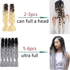 Kép 5/6 - A27-es FEKETE-KIRÁLYKÉK-VILÁGOSKÉK OMBRE Jumbo Braid Kanekalon póthaj Afro és Holland Fonáshoz 120cm 100g