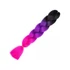 Kép 3/5 - C12-ES FEKETE-LILA-NEONPINK Kanekalon Ombrés póthaj Afro és Holland Fonáshoz 120cm és 100g