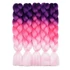 Kép 3/7 - C25-ÖS LILA-PINK-RÓZSASZÍN Kanekalon Ombrés póthaj Afro és Holland Fonáshoz 120cm és 100g