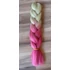 Kép 6/6 - SZŐKE-PINK 2/44-ES Kanekalon Ombrés póthaj Afro és Holland Fonáshoz 120cm és 165g
