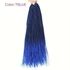 Kép 2/8 - Senegal Twist hurkolható haj 81 fonatos 200g T-T/BLUE