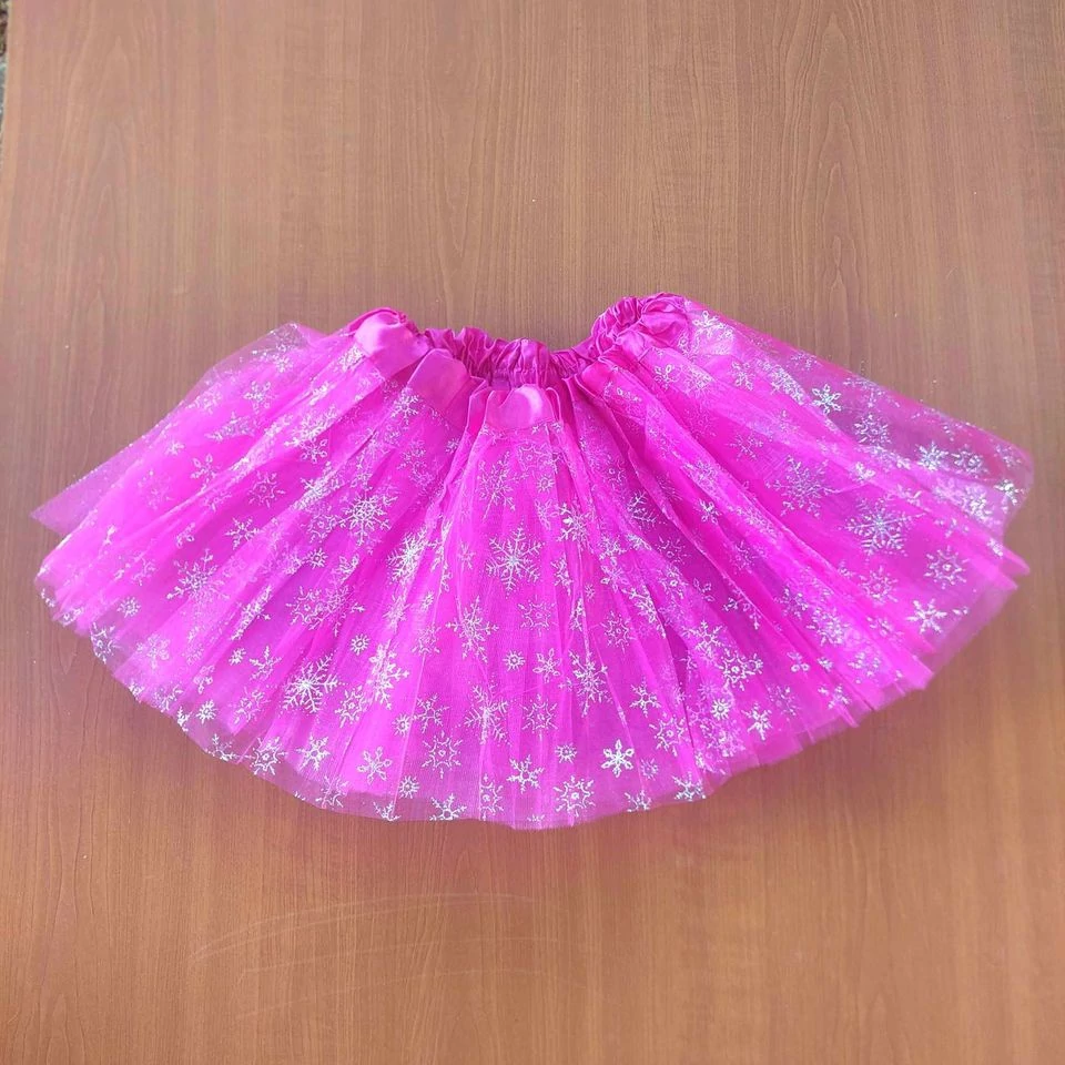 PINK csillámos tütü, tüll szoknya, balettszoknya