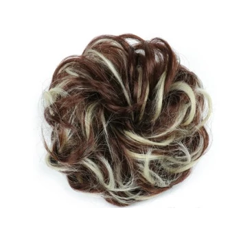 Konty jellegű hajas hajgumi 6/613-as melíros, 20cm