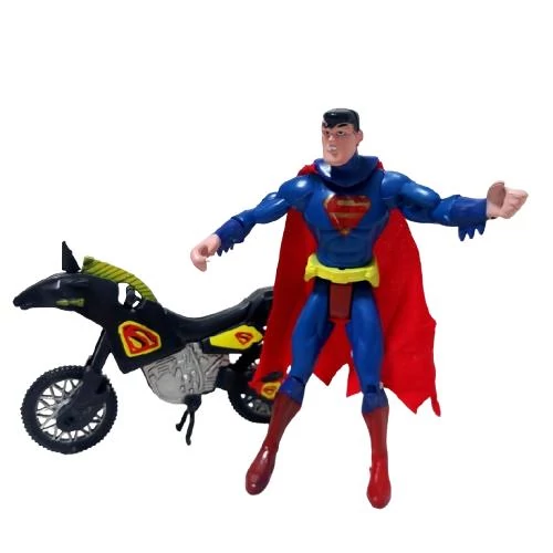 SUPERMAN,  mozgatható figura motorral szett
