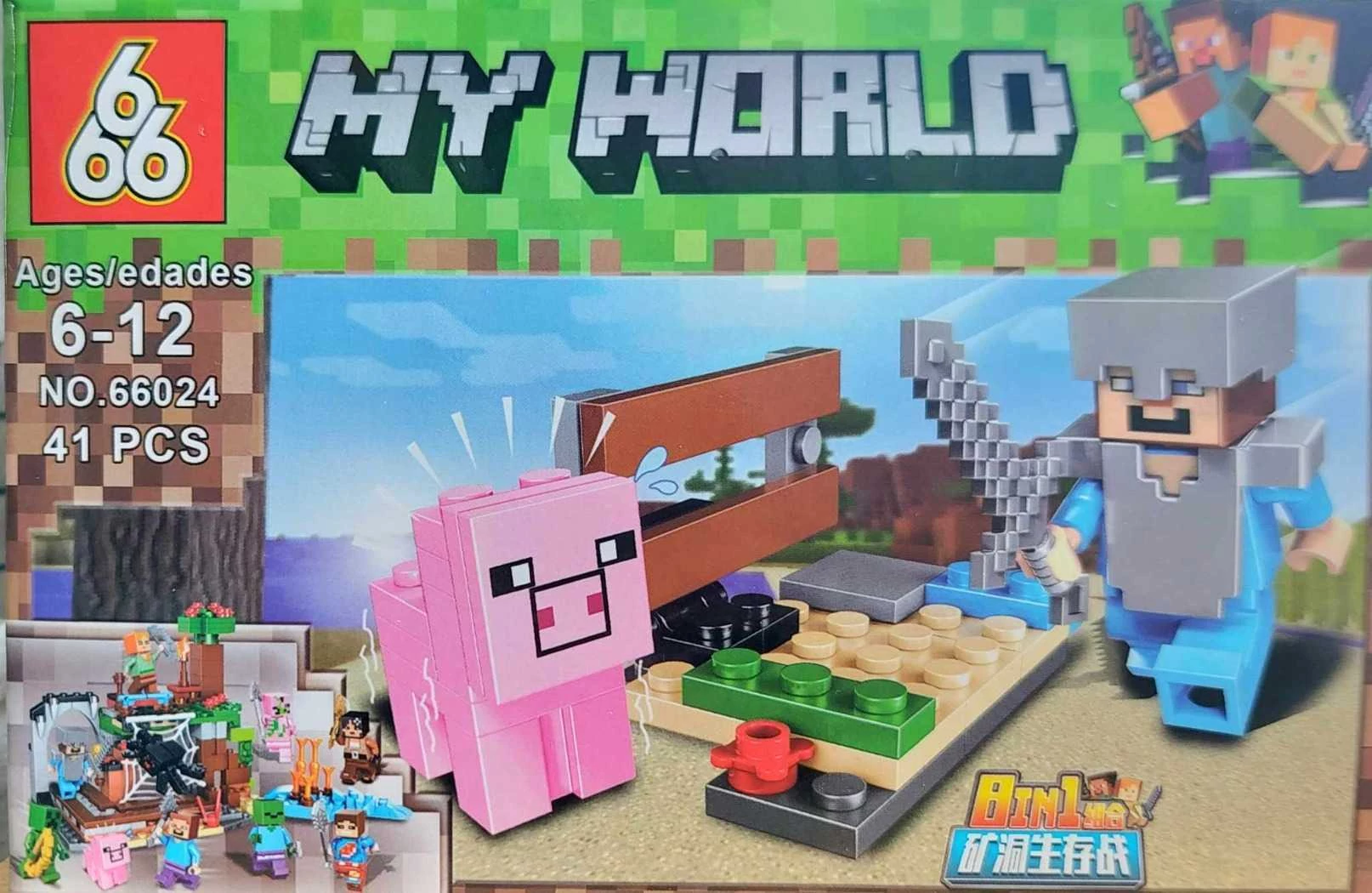 My World Minecraft építő játék, kompatibilis hasonló 