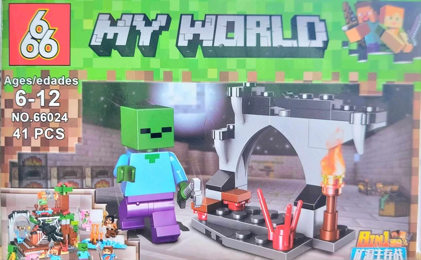 My World Minecraft építő játék, kompatibilis hasonló 