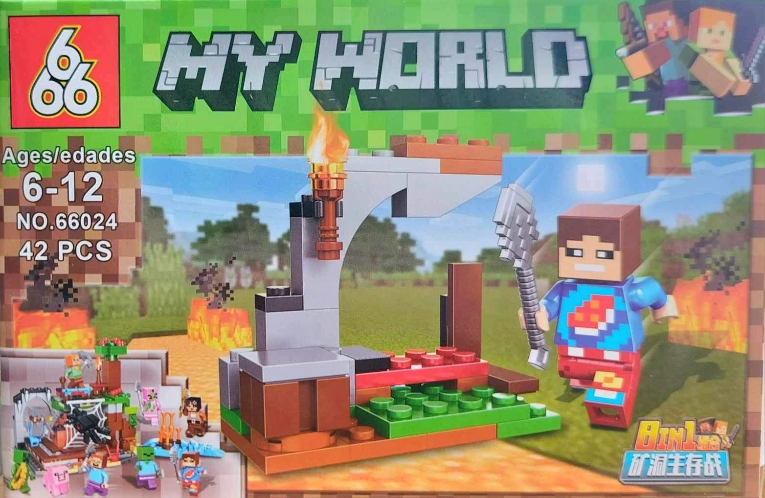 My World Minecraft építő játék, kompatibilis hasonló 