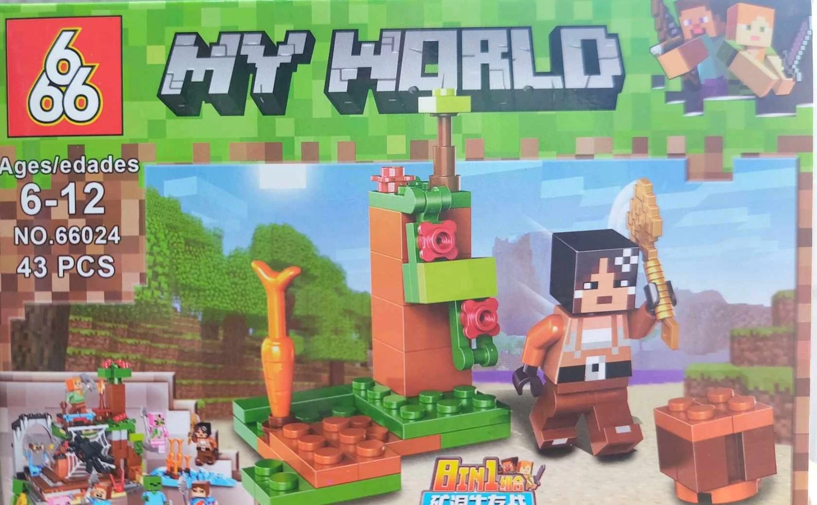 My World Minecraft építő játék, kompatibilis hasonló 