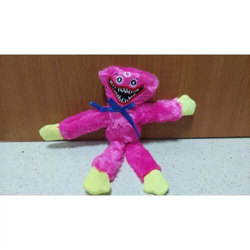 Huggy Wuggy Poppy Playtime plüss figura 20cm PINK