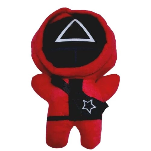 Squid Game plüssfigura gyerekeknek 25cm HÁROMSZÖG MASZKOS