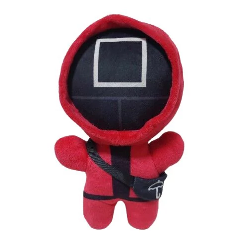 Squid Game plüssfigura gyerekeknek 25cm NÉGYZET MASZKOS