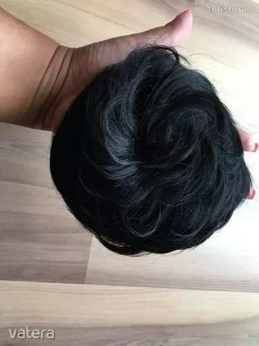 1 fekete konty hatású hajas hajgumi